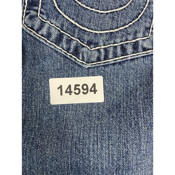 True Religion‎ Jeans Adult 30 Blue Joey Big T Flared Leg Denim Casual Womens - Picture 15 of 15